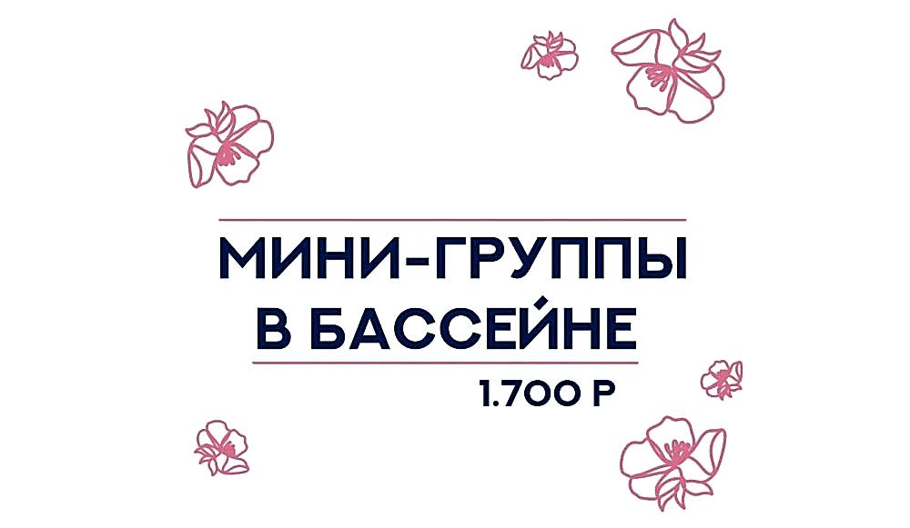 Мини-группы бассейна